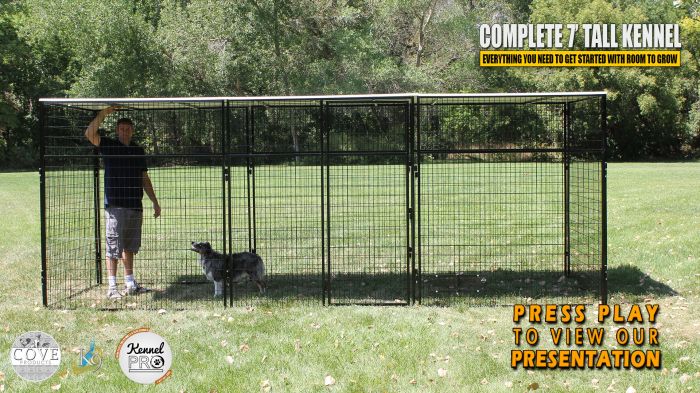 Dog run kennel shop