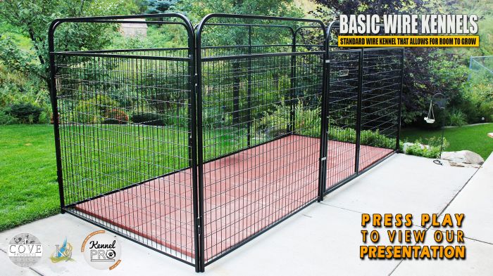 Dog run kennel shop