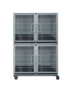 2 or 4 Unit Modular Powder Coated Cage Bank Kit