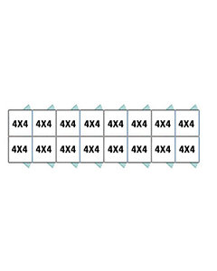 4' X 4' Multiple Pro Back To Back Dog Kennels x8