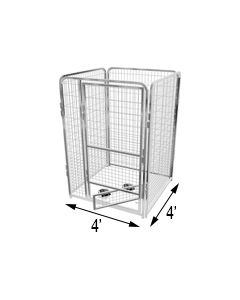 4' X 4' Basic Dog Kennel Pro (Galvanized)