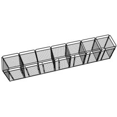 4' X 4' Multiple Standard Full Stall Dog Kennels x7