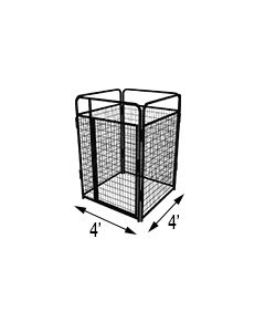 4' X 4' Basic Standard Dog Kennel (Powder-Coated)