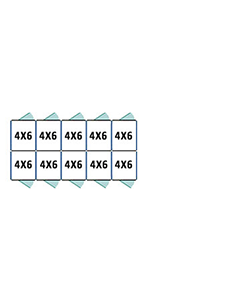 4' X 6' Multiple Standard Back To Back Dog Kennels x5