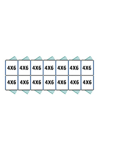 4' X 6' Multiple Standard Back To Back Dog Kennels x7