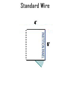 4' X 6' Multiple Standard Full Stall Dog Kennels ADDITIONAL STALL