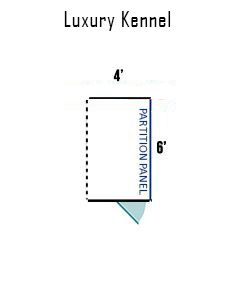 4' X 6' Luxury Welded Wire Full Stall Suites (ADDITIONAL STALL)
