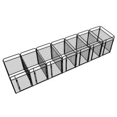 4' X 6' Multiple Standard Full Stall Dog Kennels x7