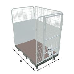 4' X 6' Multiple PRO Quick N Clean Dog Kennel (Additional Stall)