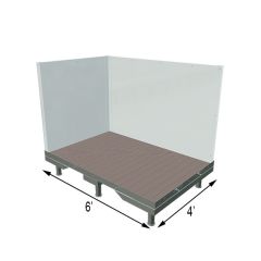 4' X 6' Multiple PRO Quick N Clean Dog Kennel  (Insert Only)