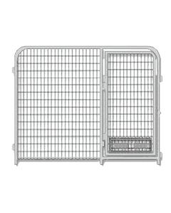 Single 8' X 6' Tall Kennel PRO Door Panel 