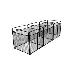 6' X 6' Multiple Standard Full Stall Dog Kennels x3