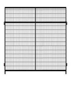 Single 8' X 7' Tall Welded Wire Partition Panel