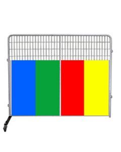 Single 8' X 6' Room Divider Door Panel W/Color Anti Fight 