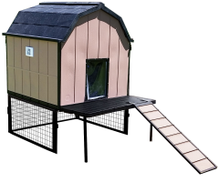 4' X 4' Modern Barn Large Outdoor Dog House