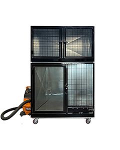 Quick N Clean Jumbo Bottom+Top Galvanized Cage Bank 2 Or 3 Units