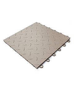 Single 12" X 12" Plastic Floor Tile 