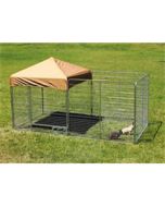 8' X 16' Complete PRO Kennel (Galvanized)