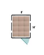 8' X 14' Tile Kennel Flooring