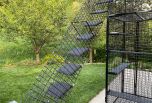8" x 12" x 22" Long Outdoor Catio Stairs