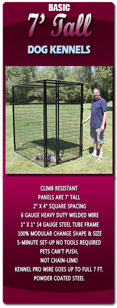Basic 7 Tall Dog Kennels