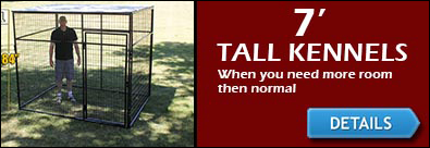 7 Tall Dog Kennels