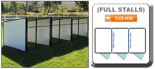 No Back Multiple Dog Kennels