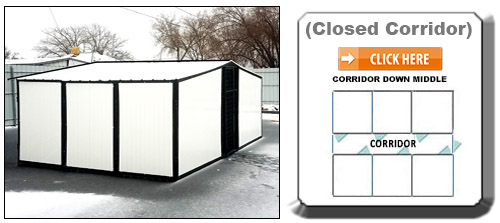 Multiple Cage bank Dog Kennels